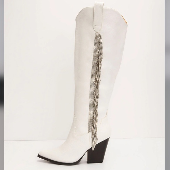 NEW Bellatrix Rhinestone Fringe Western Boots Sz: 6 - Picture 4 of 11